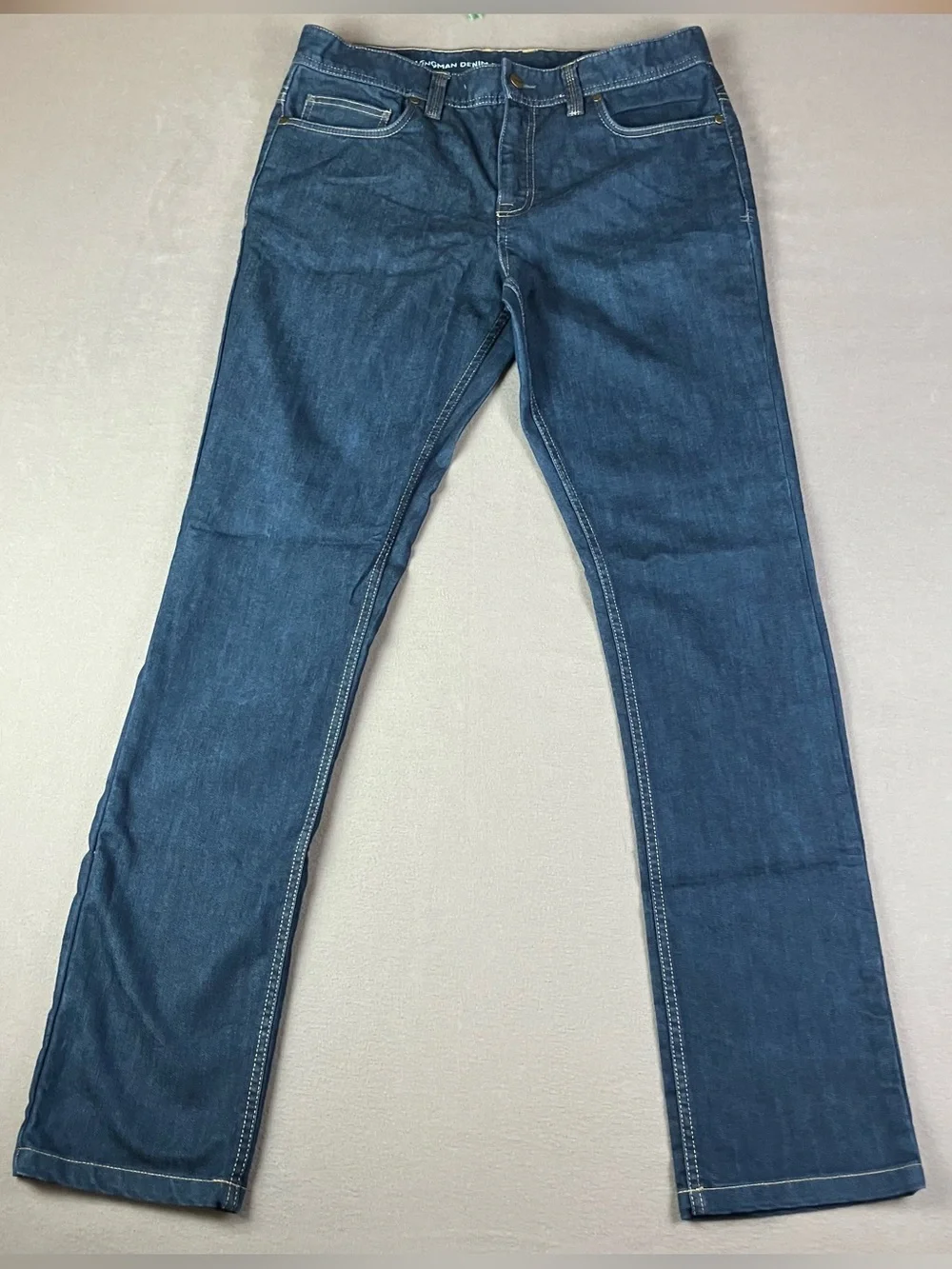 Toad & Co. Wingman Denim Jeans Lean Fit Pants Men’s Size 33x34 Dark Blue